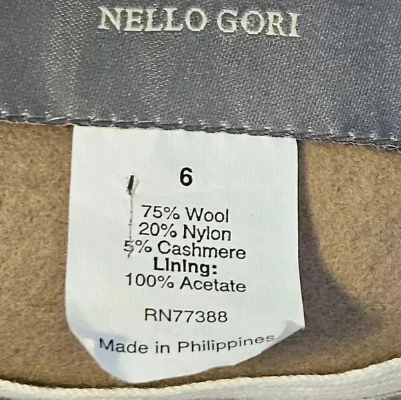 J Crew Wool Cashmere By NELLO GORI SIZE 6 EUC - Picture 5 of 15